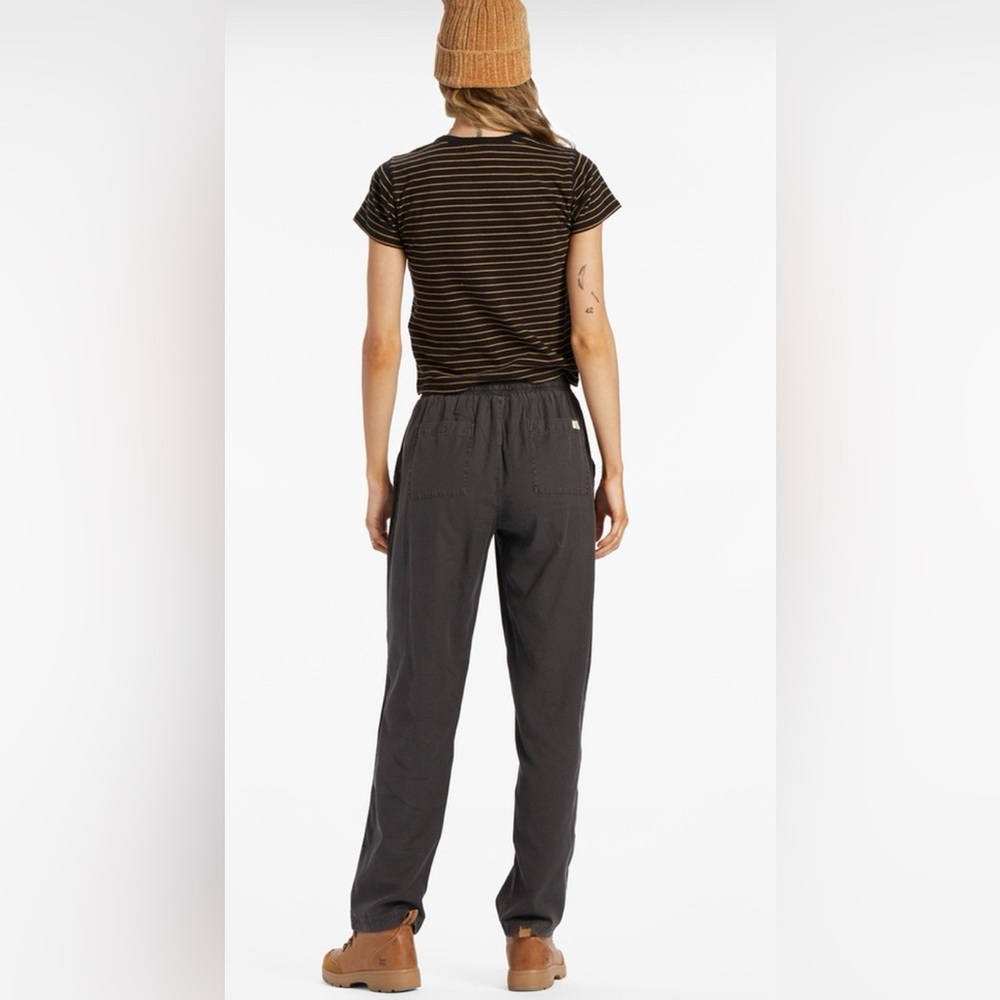 BILLABONG Beachy Keen Womens Casual Pants Dusty Peach Utility Drawstring - Picture 14 of 16
